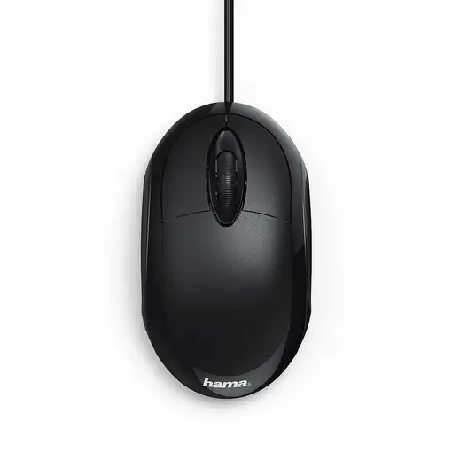 Hama | Ratón MC-100 con Cable Negro