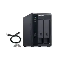QNAP TR-002 caja para disco duro externo Carcasa de disco duro/SSD Negro 2.5/3.5"