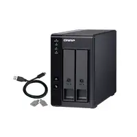 QNAP TR-002 caja para disco duro externo Carcasa de disco duro/SSD Negro 2.5/3.5"