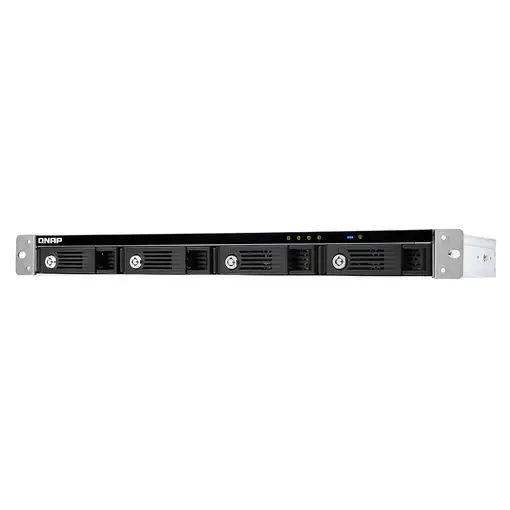 QNAP TR-004U caja para disco duro externo Carcasa de disco duro/SSD Negro, Gris 2.