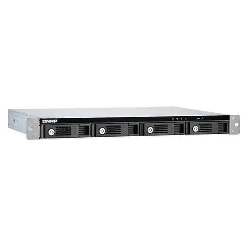 QNAP TR-004U caja para disco duro externo Carcasa de disco duro/SSD Negro, Gris 2.