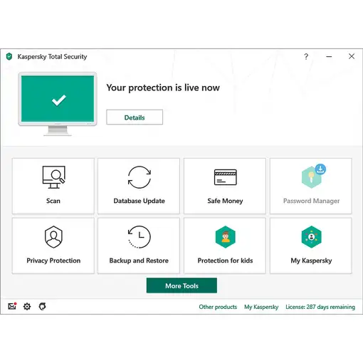 Kaspersky Total Security 2020 Seguridad de antivirus Base 1 año(s)