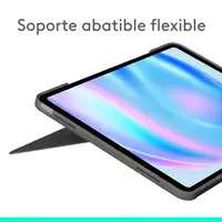 Logitech Combo Touch, Funda con Teclado, iPad Air 13 Pulgadas (M2)(2024) - Teclado