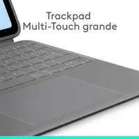 Logitech Combo Touch, Funda con Teclado, iPad Air 13 Pulgadas (M2)(2024) - Teclado