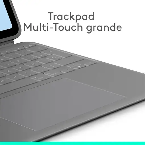 Logitech Combo Touch, Funda con Teclado, iPad Air 13 Pulgadas (M2)(2024) - Teclado