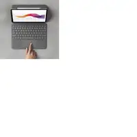 Logitech Folio Touch QWERTY Español Smart Connector Gris