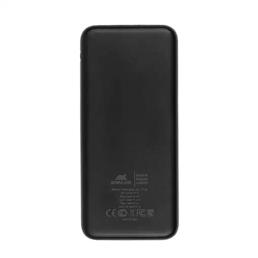 Rivacase VA2041 Polímero de litio 10000 mAh Negro