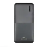 Rivacase VA2571 batería externa Polímero de litio 20000 mAh Negro
