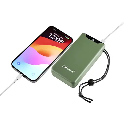 Intenso 7332057 batería externa Polímero de litio 20000 mAh Verde