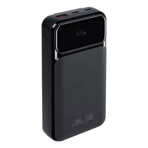 Rivacase VA2221 batería externa Polímero de litio 20000 mAh Negro