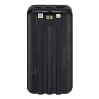 Rivacase VA2221 batería externa Polímero de litio 20000 mAh Negro