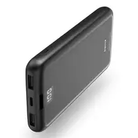 Hama 00201709 batería externa Polímero de litio 10000 mAh Antracita