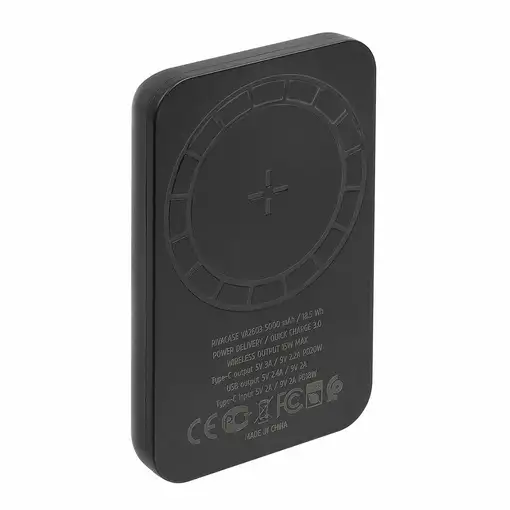 Rivacase VA2603 batería externa Polímero de litio 5000 mAh Cargador inalámbrico Ne