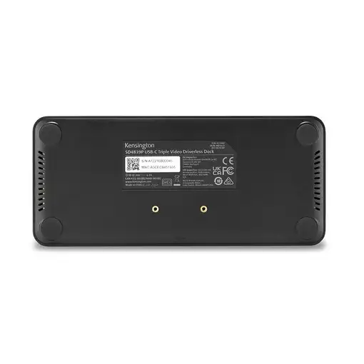 Kensington Replicador de puertos de vídeo triple sin Drivers SD4839P USB-C de 10 G