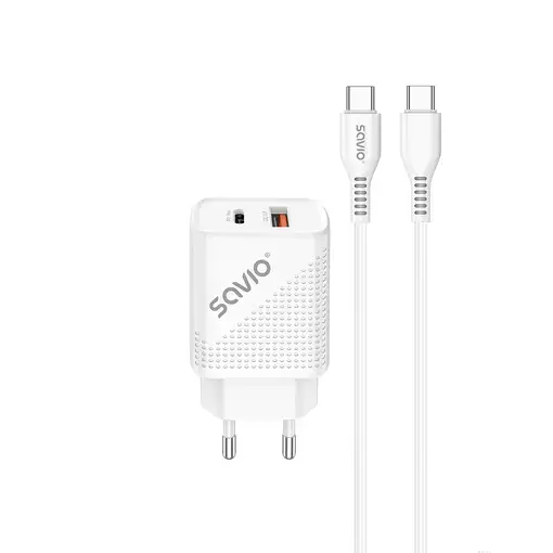 Savio LA-05 cargador de dispositivo móvil Smartphone Blanco Corriente alterna Carg