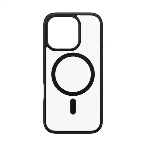 PanzerGlass ® HardCase Transparent w. Black MagSafe & Frame iPhone 16 Pro funda pa