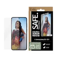 PanzerGlass SAFE. by ® Screen Protector Samsung Galaxy S25+ | S24+ | Ultra-Wide Fi