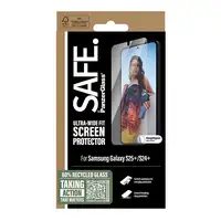 PanzerGlass SAFE. by ® Screen Protector Samsung Galaxy S25+ | S24+ | Ultra-Wide Fi