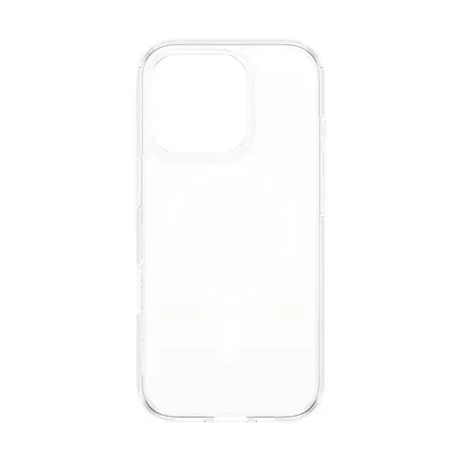 PanzerGlass ® HardCase Transparent w. White MagSafe iPhone 16 Pro Max funda para t