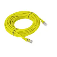 Lanberg PCU6-10CC-1000-Y cable de red Amarillo 10 m Cat6 U/UTP (UTP)