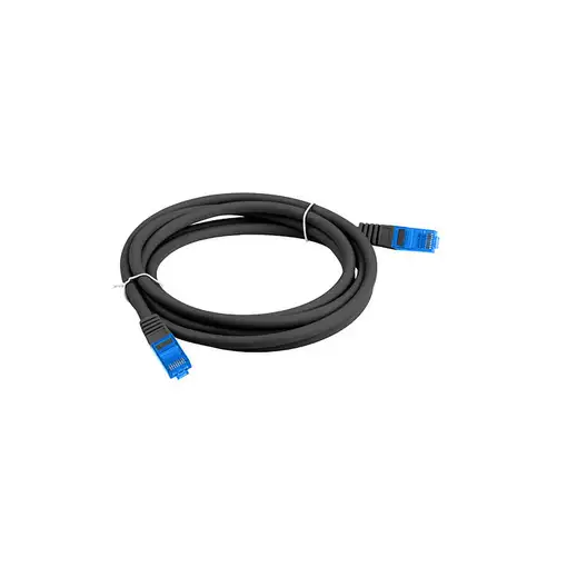 Lanberg PCF6A-10CC-0050-BK cable de red Negro 0,5 m Cat6a F/UTP (FTP)