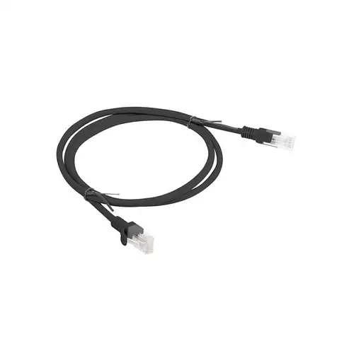 Lanberg PCU5-10CC-0100-BK cable de red Negro 1 m Cat5e U/UTP (UTP)