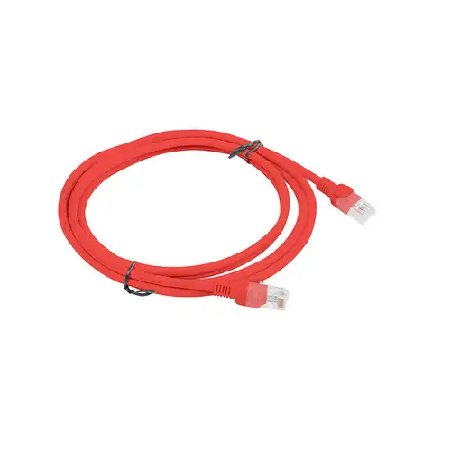 Lanberg PCU6-10CC-0200-R cable de red Rojo 2 m Cat6 U/UTP (UTP)
