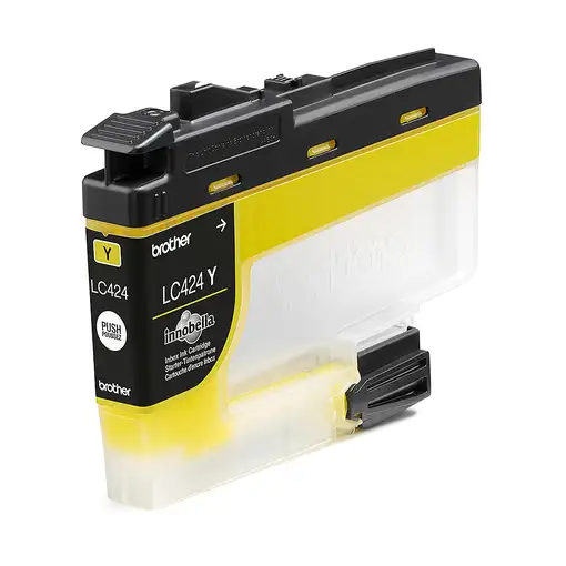 Brother LC424Y cartucho de tinta 1 pieza(s) Original Amarillo