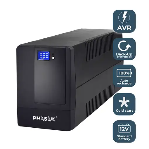 Phasak SAI Esential Interactivo 1000 VA - PH 9410
