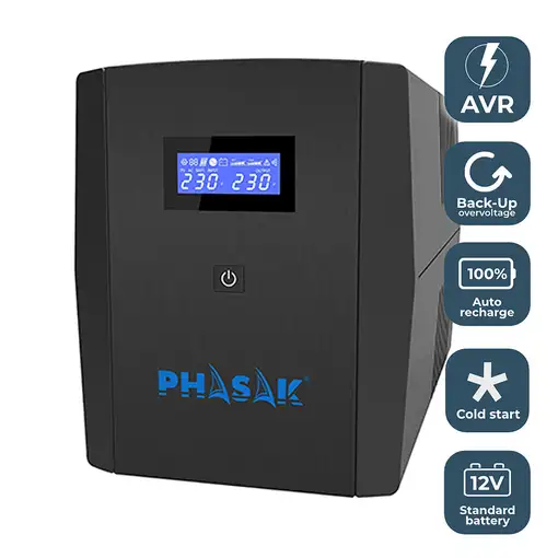Phasak SAI Sirius Interactivo 2260 VA – PH 7322