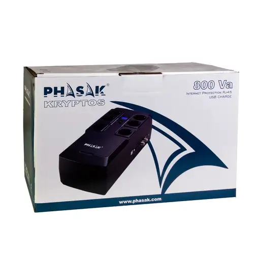 Phasak SAI Kryptos Interactivo 800 VA - PH 9478