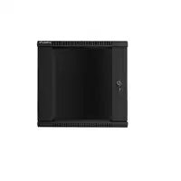 Lanberg WF01-6612-10B armario rack 12U Bastidor de pared Negro