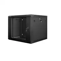 Lanberg WF01-6609-10B armario rack 9U Bastidor de pared Negro