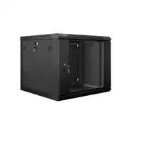 Lanberg WF01-6609-10B armario rack 9U Bastidor de pared Negro