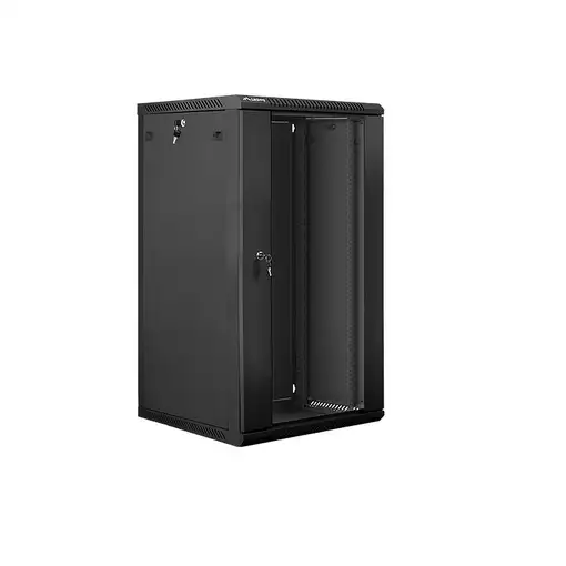 Lanberg WF01-6622-10B armario rack 22U Bastidor de pared Negro