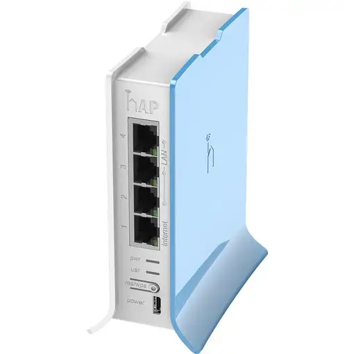 Mikrotik RB941-2ND-TC punto de acceso inalámbrico 300 Mbit/s Azul, Blanco