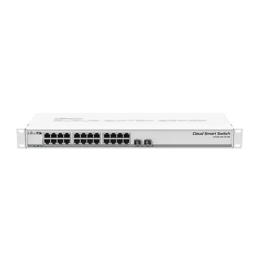 Mikrotik CSS326-24G-2S+RM switch Gestionado Gigabit Ethernet (10/100/1000) Energía