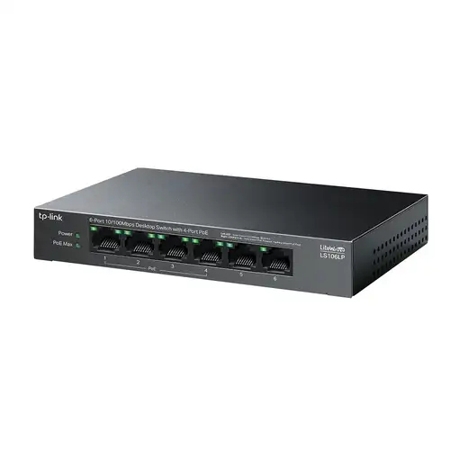 TP-Link LiteWave LS106LP switch No administrado Fast Ethernet (10/100) Energía sob