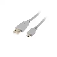 Lanberg CA-USBK-10CC-0018-S cable USB USB 2.0 1,8 m Mini-USB A USB A Gris