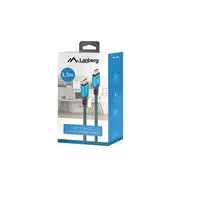 Lanberg CA-CMCM-45CU-0015-BK cable USB USB 3.2 Gen 2 (3.1 Gen 2) 1,5 m USB C Negro