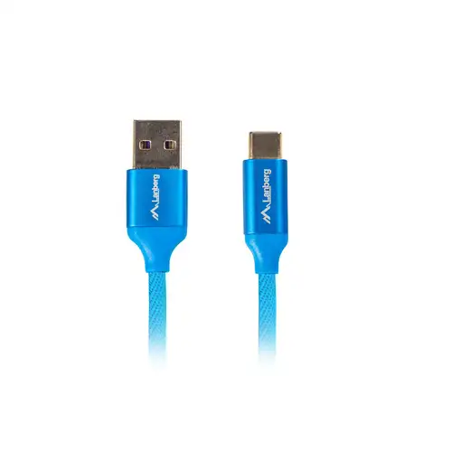 Lanberg CA-USBO-21CU-0010-BL cable USB USB 2.0 1 m USB A USB C Azul