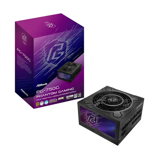 Asrock Phantom Gaming PG-750G unidad de fuente de alimentación 750 W 20+4 pin ATX