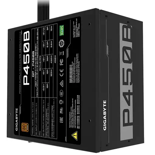 GIGABYTE P450B unidad de fuente de alimentación 450 W 20+4 pin ATX ATX Negro