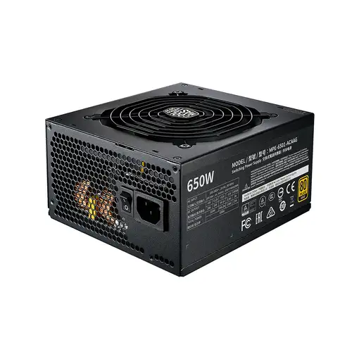 Cooler Master MWE Gold 650 - V2 Full Modular unidad de fuente de alimentación 650