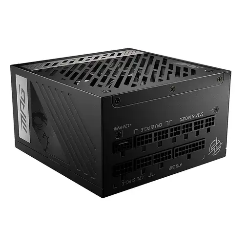 MSI MPG A1000G PCIE5 unidad de fuente de alimentación 1000 W 20+4 pin ATX ATX Negr