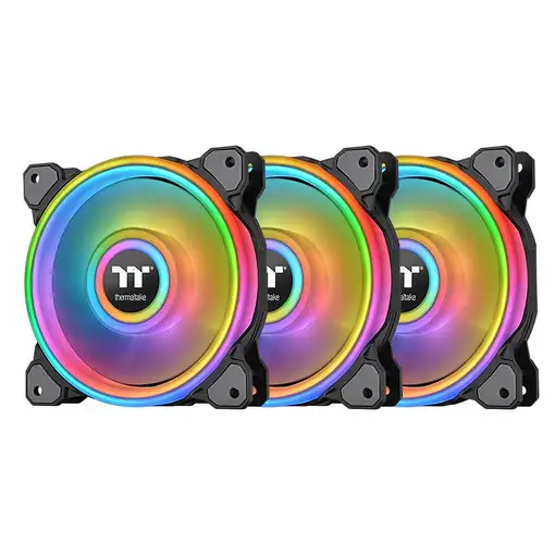 Thermaltake Riing Quad 12 RGB Carcasa del ordenador Ventilador 12 cm Negro