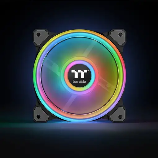 Thermaltake Riing Quad 12 RGB Carcasa del ordenador Ventilador 12 cm Negro