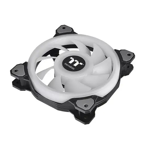 Thermaltake Riing Quad 12 RGB Carcasa del ordenador Ventilador 12 cm Negro