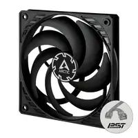 ARCTIC P12 Slim PWM PST Carcasa del ordenador Ventilador 12 cm Negro 1 pieza(s)