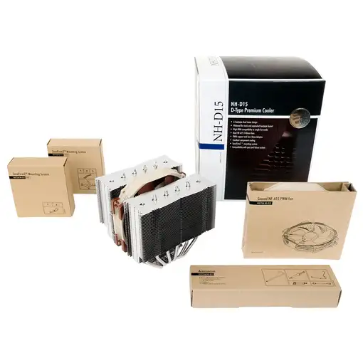 Noctua NH-D15 sistema de refrigeración para ordenador Procesador Enfriador 14 cm B